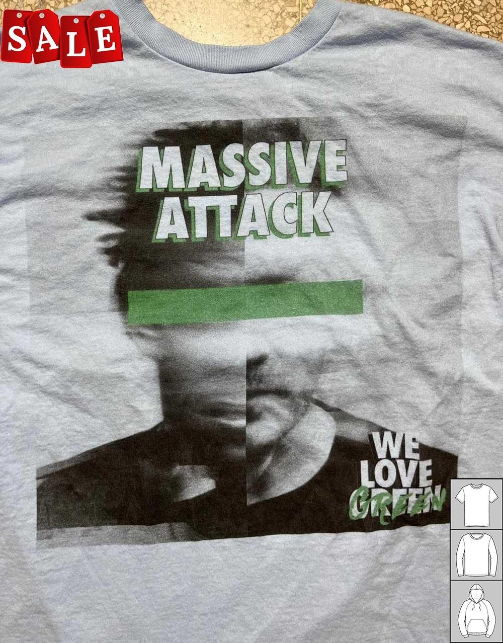 New Massive Attack Gift For Fans Men S-235XL Shirt LW825 L