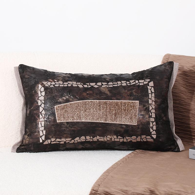 Light Luxury Black and White Sofa Pillowcase Modern and Minimalist Living Room Cushion Cover Sofa Decoration Pillowcase