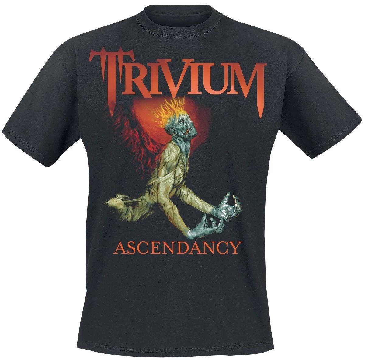 

Vintage Trivium Ascendancy Men T-Shirt Mens Womens Tees Top Black Short Sleeve All Sizes JJ1489 XL