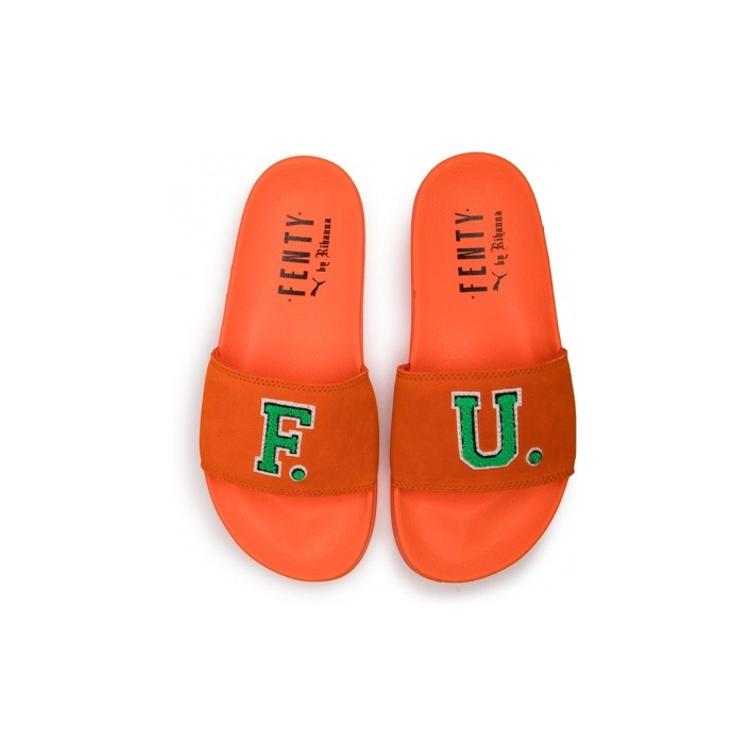 PUMA Leadcat Slide Rihanna Fenty Fu Orange Women's 367087-03