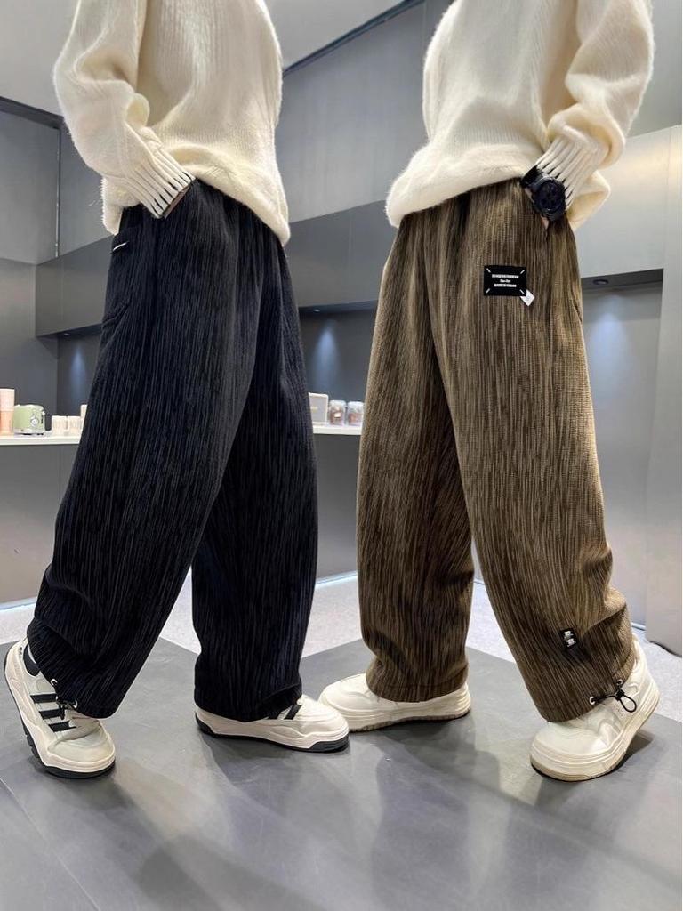 Boys' Trendy Street Style Loose Casual Sports Pants for Spring & Autumn 2025