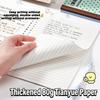 1 pcs/set Polka Dot B1 Loose Leaf Notebook Horizontal Line Inner Page Thin Soft Cover Lined Journal 61 Sheets Lightweight