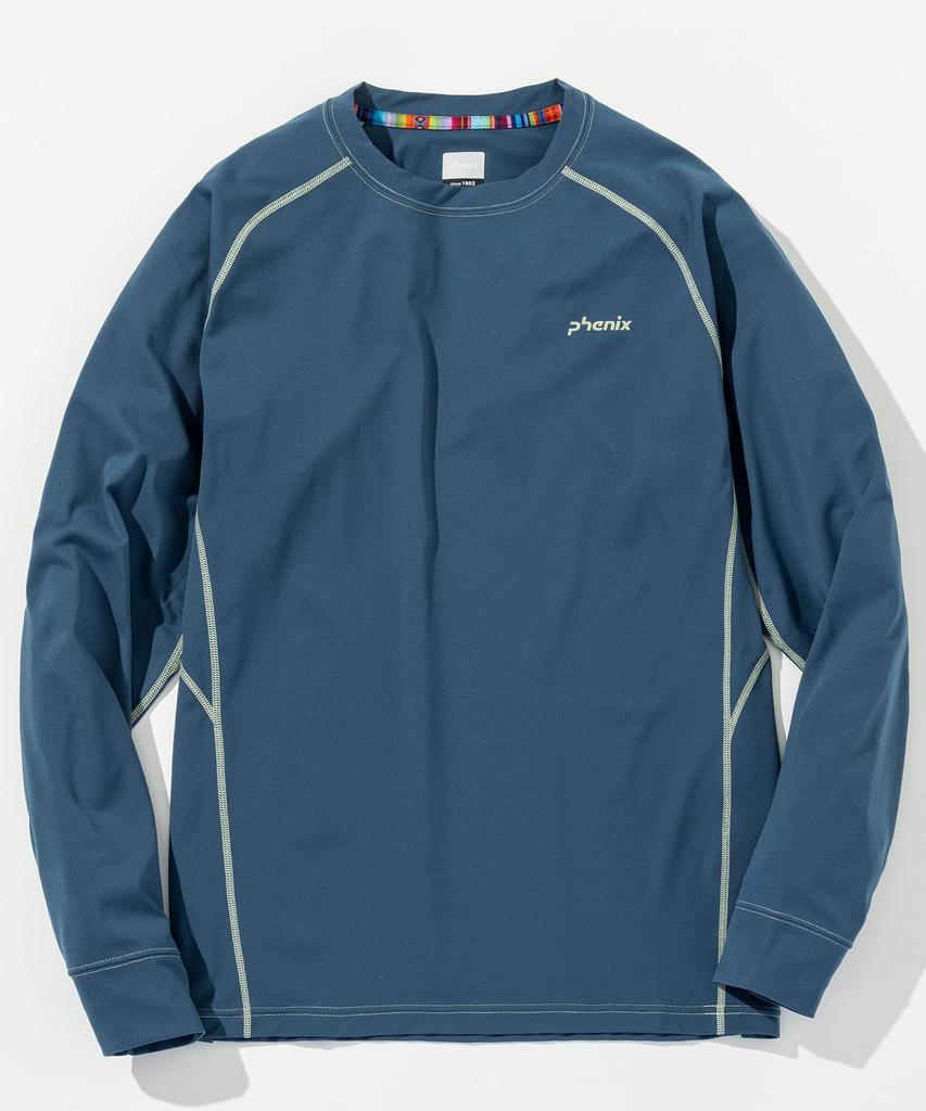 Phoenix Crew Neck Long Sleeve in Blue Green Men's T-Shirt (PH5300)