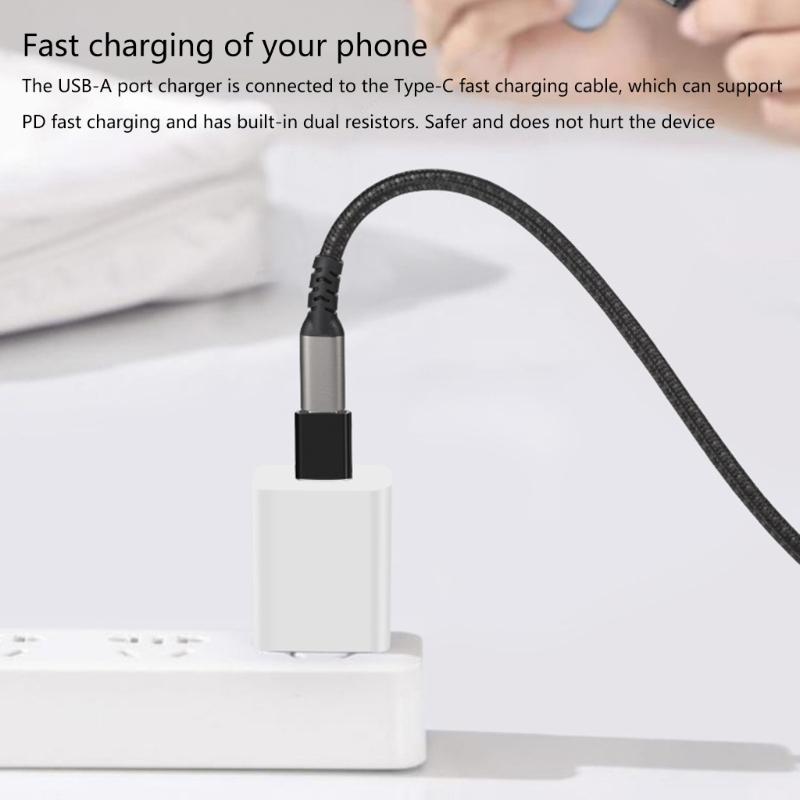 USB3.2 Male To Type C Female Converter, Fast Charging & Synchronization Support, Notebook, Smartphone, Tablet Connection