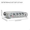12V 80W X 2 Mini Amplifier Heavy Duty Professional 2.1 Channel Power Sound for