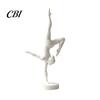 Modern Art Aesthetic Statues 3D Printed Rhythmic Gymnastics Figurine, Minimalist Sculpture, Elegant Artistic Study Room Tabletop Handstand Ballet Pose