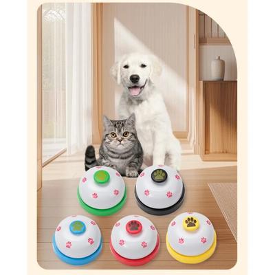 Dog Training Bells Cat Meal Bell Puppy Feeding Call Bell Child Hand Ability Training Interactive Dogs Toy Pet Training Button