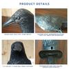 Plastic Fake Crow Decoration For Yard & Garden