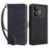 For TECNO Pova 6 4G Case with Wrist Strap RFID Blocking Stand Phone Cover