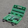 Socket Wrench Set with Case 46Piece Ratchet and Kit 1/4Inch Drive Tool for Home