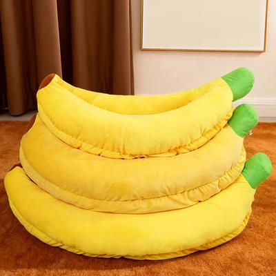 All- Non- Pet Banana Bed, Wear-Resistant Dog Bed and Bed, Cozy Soft Cushion for Small and Medium