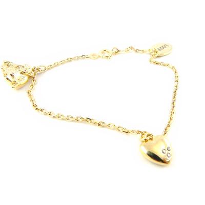 [H3252] - Gold Plated Bracelet 'Love'