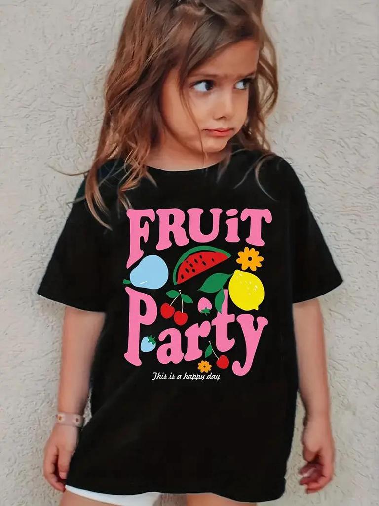 Pure Cotton Solid Color Children's Short-Sleeve T-Shirt for Girls and Boys