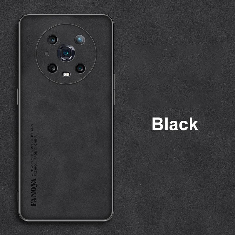 Für Honor Magic 4 Pro 4Pro Hülle Luxus PU Leder Handyhülle Für Honor Magic4 Pro Rückseite Silikon Stoßfest Vollständiger Schutz