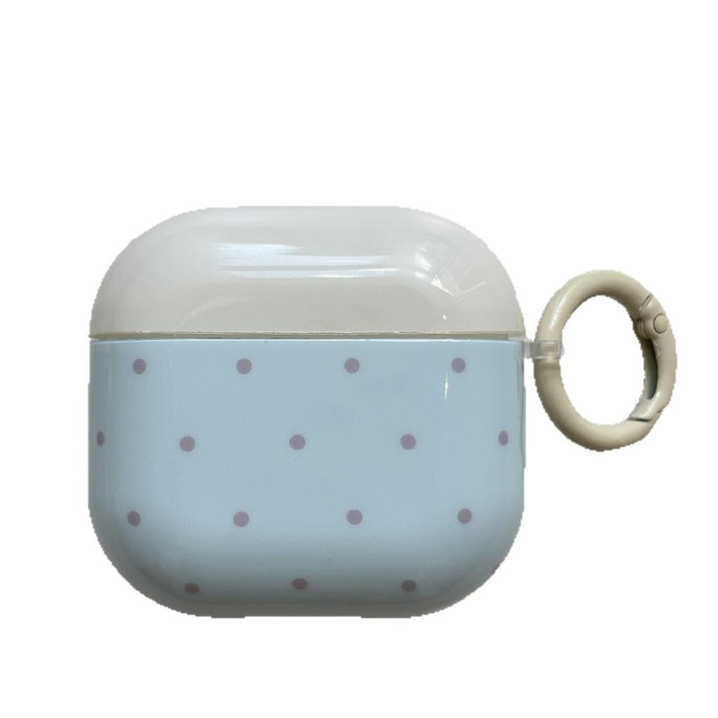 Korean Color-blocking Polka Dot Pendants Are Compatible with Apple AirPods 1/1 Generation Wireless Bluetooth Earphone Protective Cover Pro 1
