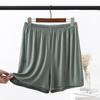 Women's High Elasticity Ice Silk Loose Safety Shorts - Plus Size, Summer Thin Briefs for Home Wear