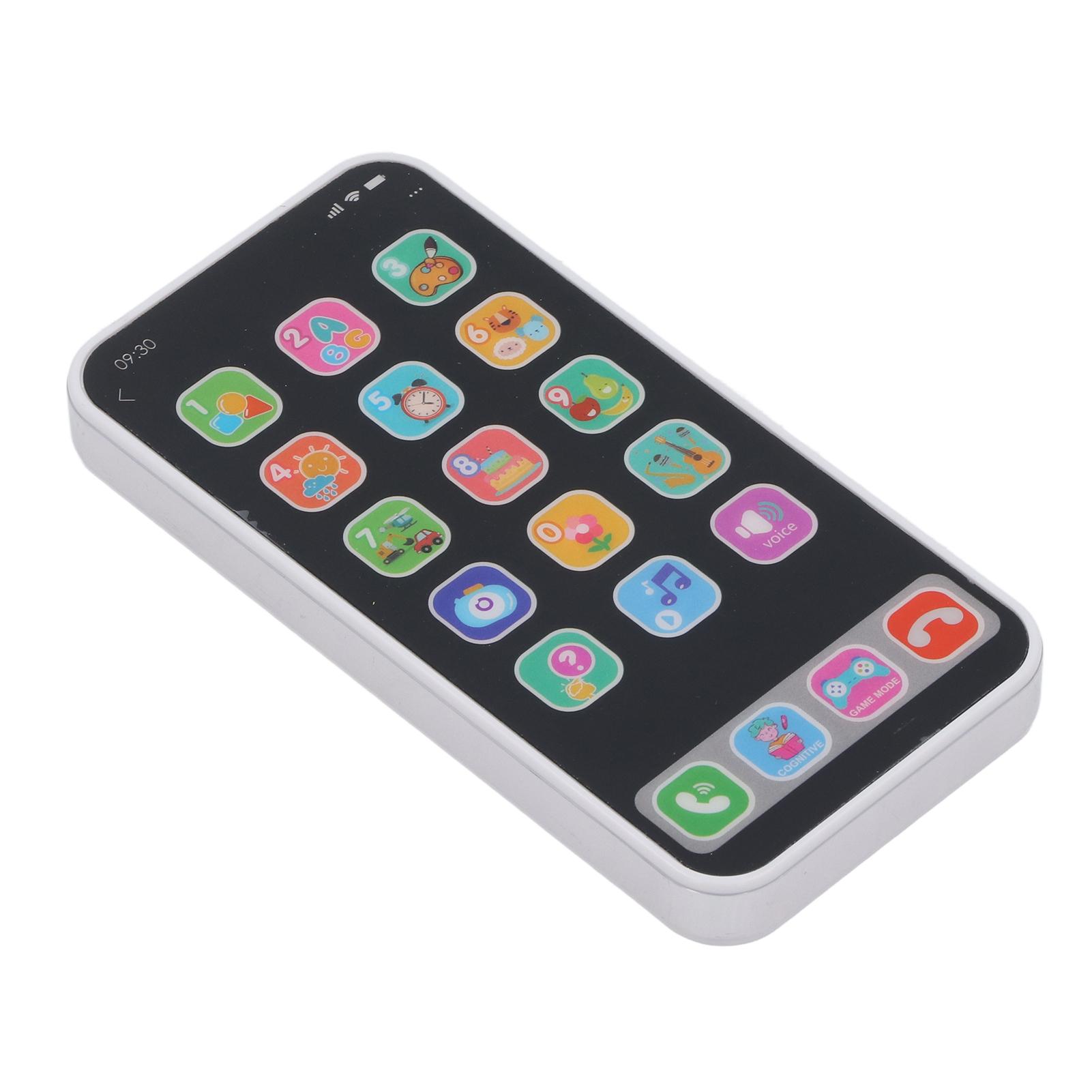 

Kids Simulation Cell Phone Toy Music Light Function Educational Gifts for Over 3 Years Old