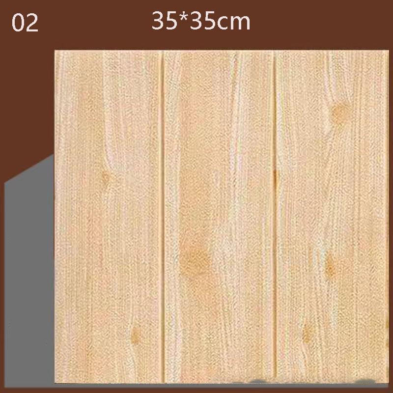 5/10/15 3D Holzmaserung Selbstklebende Wandaufkleber Kleine Größe 35x35cm Abziehen und Aufkleben Wasserdichte Wanddekoration für Schlafzimmer Wohnzimmer Heimwerker