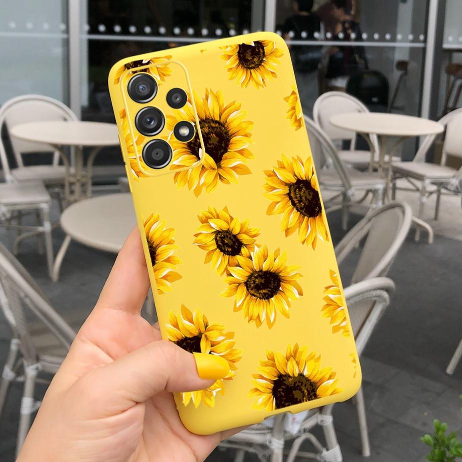 For Samsung Galaxy A23 Case SM-A235F Beautiful Girls Flowers Soft Silicone Case For Samsung A23 A 23 Back Cover GalaxyA23 Fundas
