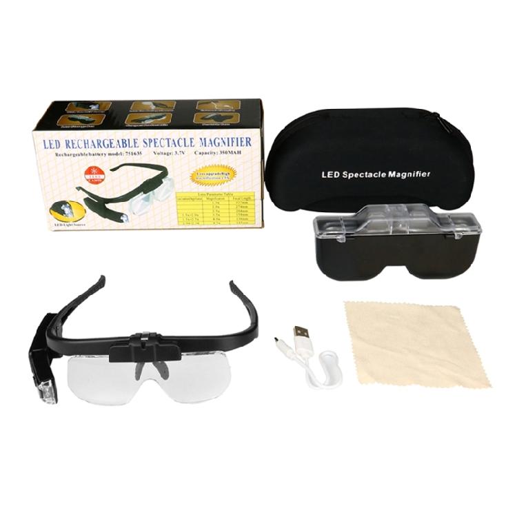 

Clip-On Magnifying Glasses Magnifier Lens 1.5X 2X 2.5X Magnification 1