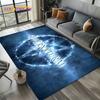 3D SPN Supernatural Sign Dean Sam Carpet Rug for Living Room Bedroom Home Sofa Decoration,Kids Play Area Rug Non-slip Floor Mat