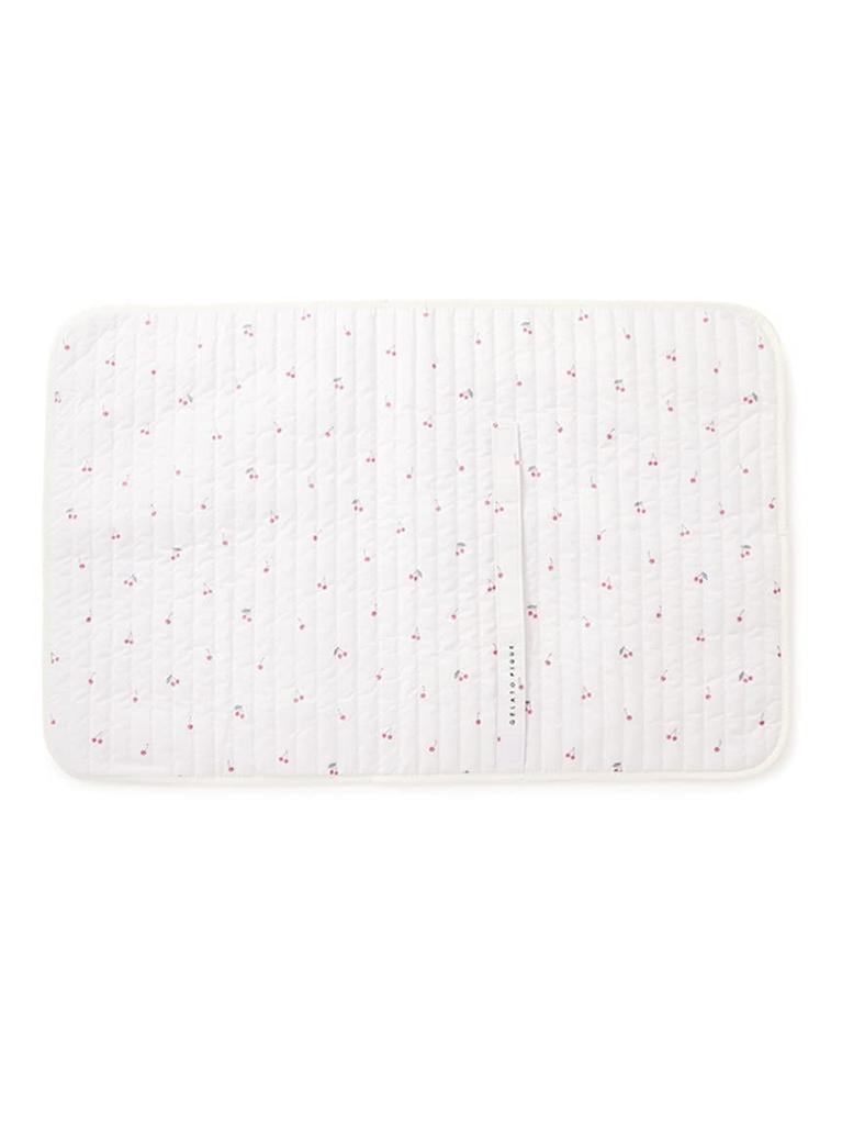 Gelato Pique Cherry Pattern Diaper Sheet PBGG231630 OWHT
