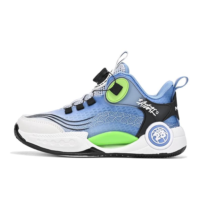 Children Basketball Shoes Boys Sneaker 2025 New Luxury Tennis Shoes 4 To 12 Years Breathable Non-slipp Sports Shoes for Boy