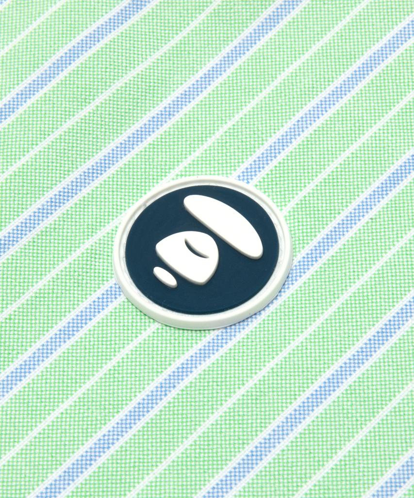 Eipeu Aapenow Moonface Stripe Short Sleeve Shirt Light Green / Aapsrm8560Xxqgrk