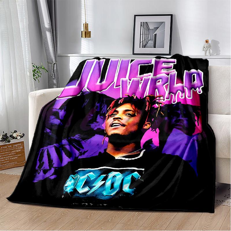 3D Print Juice WRLD 999 Legend Rapper Album Blanket,Soft Throw Blanket for Home Bedroom Bed Sofa Travel Picnic Cover Kid Gift