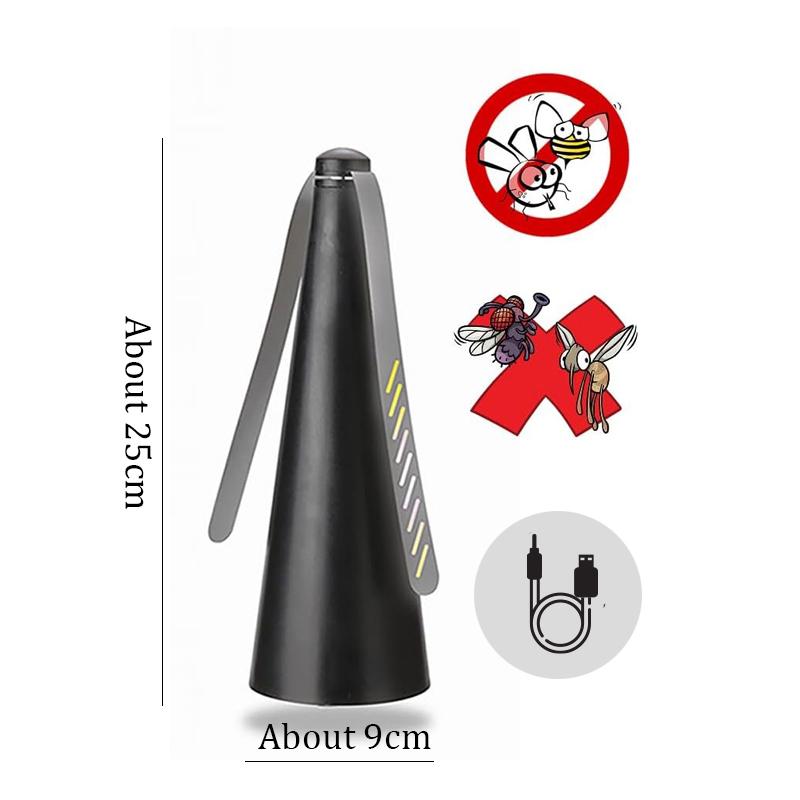 

Fly Repellent Fan Animal Mosquito Table Pest Bug Killer Amazes Flies Fans Mosquitoes Electric Hens Accessories Repeler Anti Home чёрный