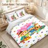 Set Biancheria da Letto Cartone Animato Pocoyó, 1 Copripiumino & 2 Federe Morbido Confortevole Camera da Letto Tessile per la Casa Decorazione