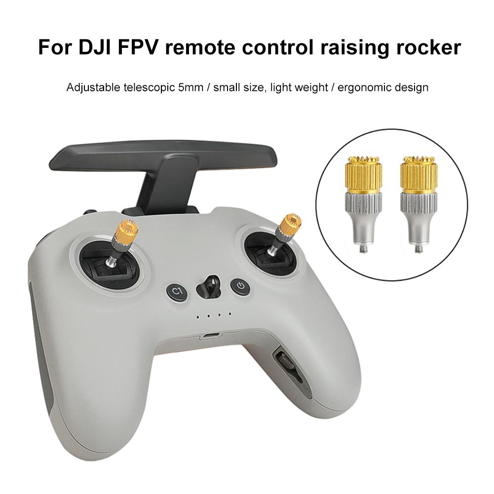 For DJI FPV Remote Control Controller Joystick Thumb Stick Rod Detachable Telescopic Thumb Control Sticks Rocker Drone Accessory
