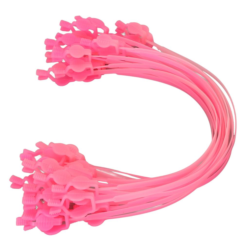 Dental Napkin Clip Safe Exquisite Stress Relieving Flexible Plastic Dental Bib Clip for Dentistry Pink