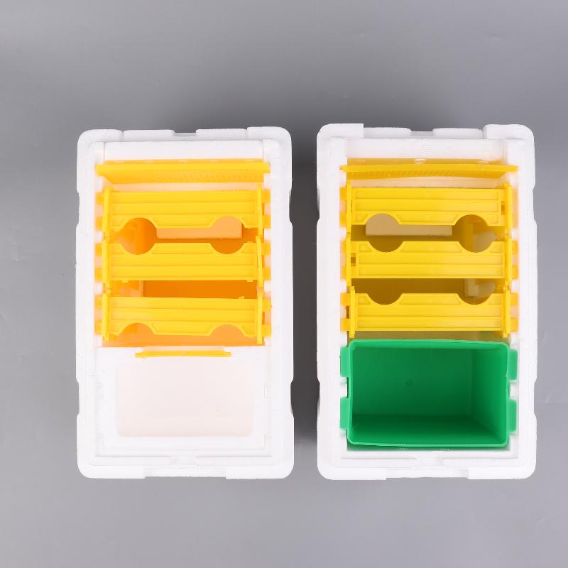 Queen Bee Breeding Box Bee Mating Box Foam Bee Hive Box Beekeeper Garden Pollination Breeding Case Beekeeping Equipment