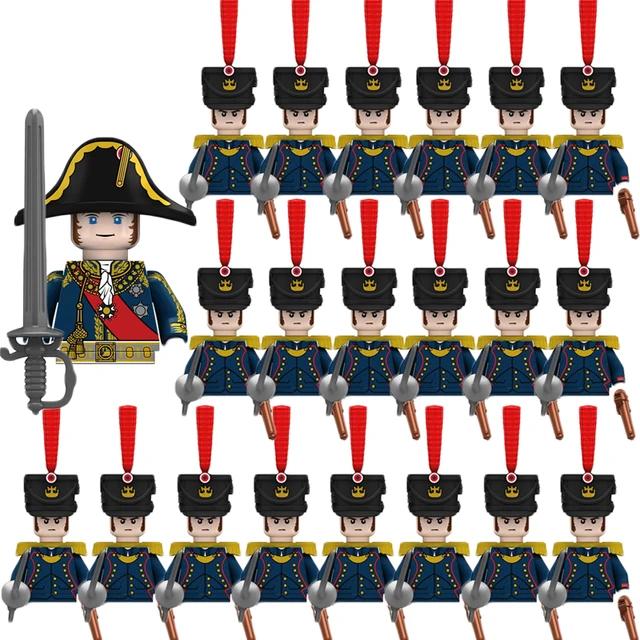 Kids Building Blocks Toy Napoleonic Wars Military WW2 Mini Dolls Soldier Duke Medieval Knights Officer Model Toy wholesale store