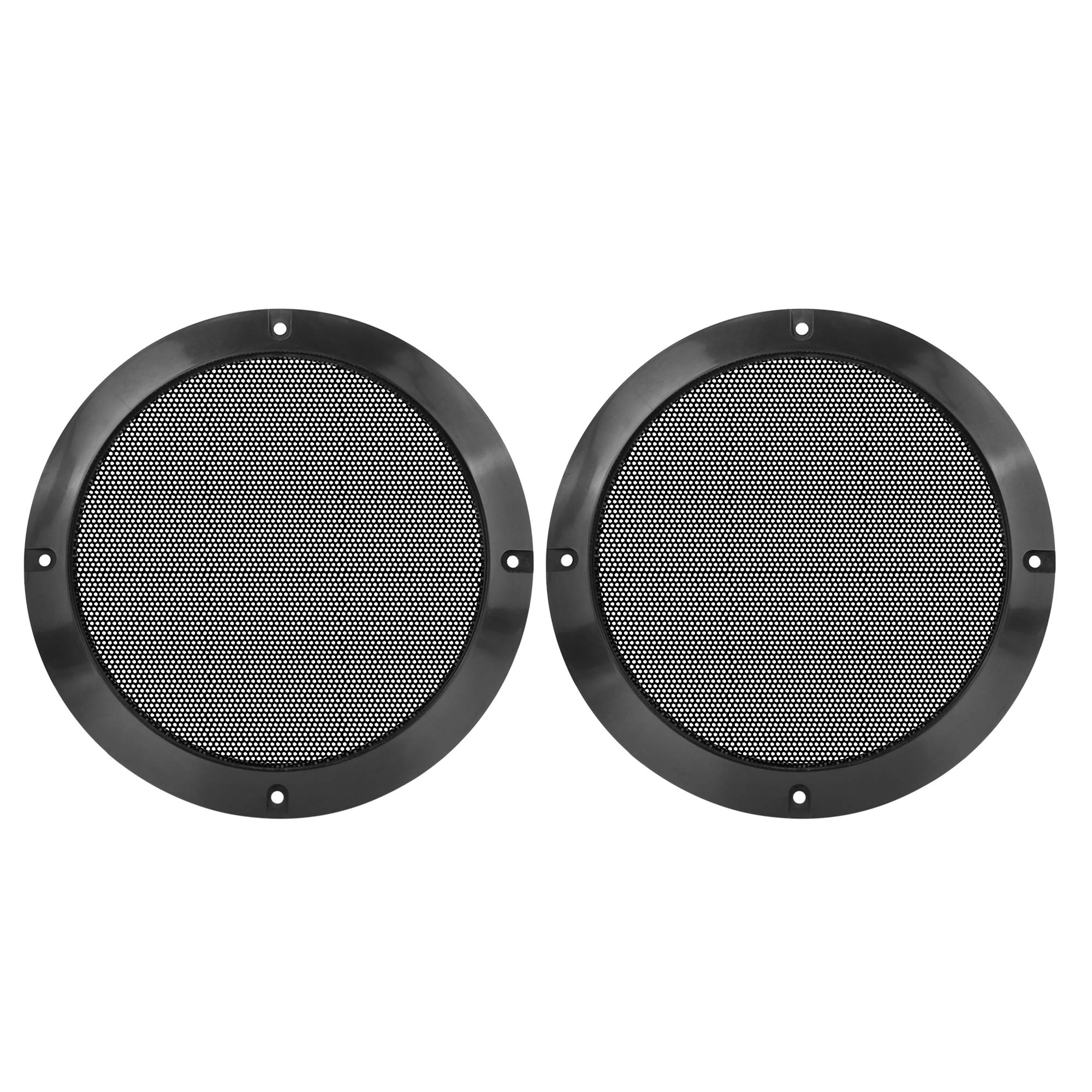 

uxcell Speaker Grille Glossy Audio Speaker Cover Mesh Subwoofer Grille Protector Metal Black 2 Pack 6.5 Inch чёрный