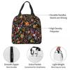 Traditional Mexican Colorful Insulated Lunch Bag for Women Kids Portable Food Boxes Thermal Lunch Box Tote