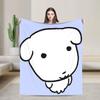 Cute GANADI Warm Blanket  Picnic Plush Throw Blanket Fluffy Outdoor Flannel Bedspread Sofa Bed Cover