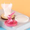 2Pcs 3D Bunny Ring Holder Silicone Epoxy Resin Molds Rabbit Jewelry Storage Display DIY Art Craft Ornament Casting Home Decor