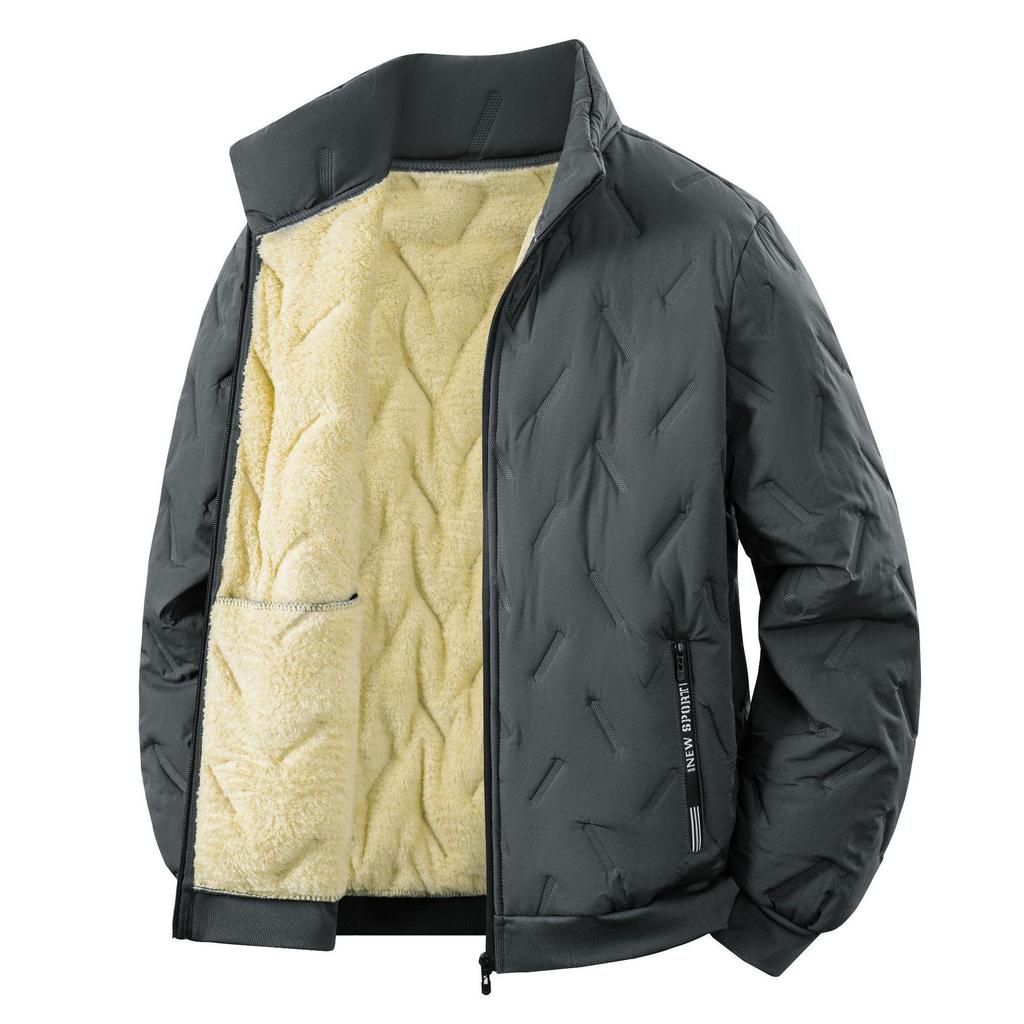Unisex Plus Size Winter Thickened Down Cotton Stand Collar Vest
