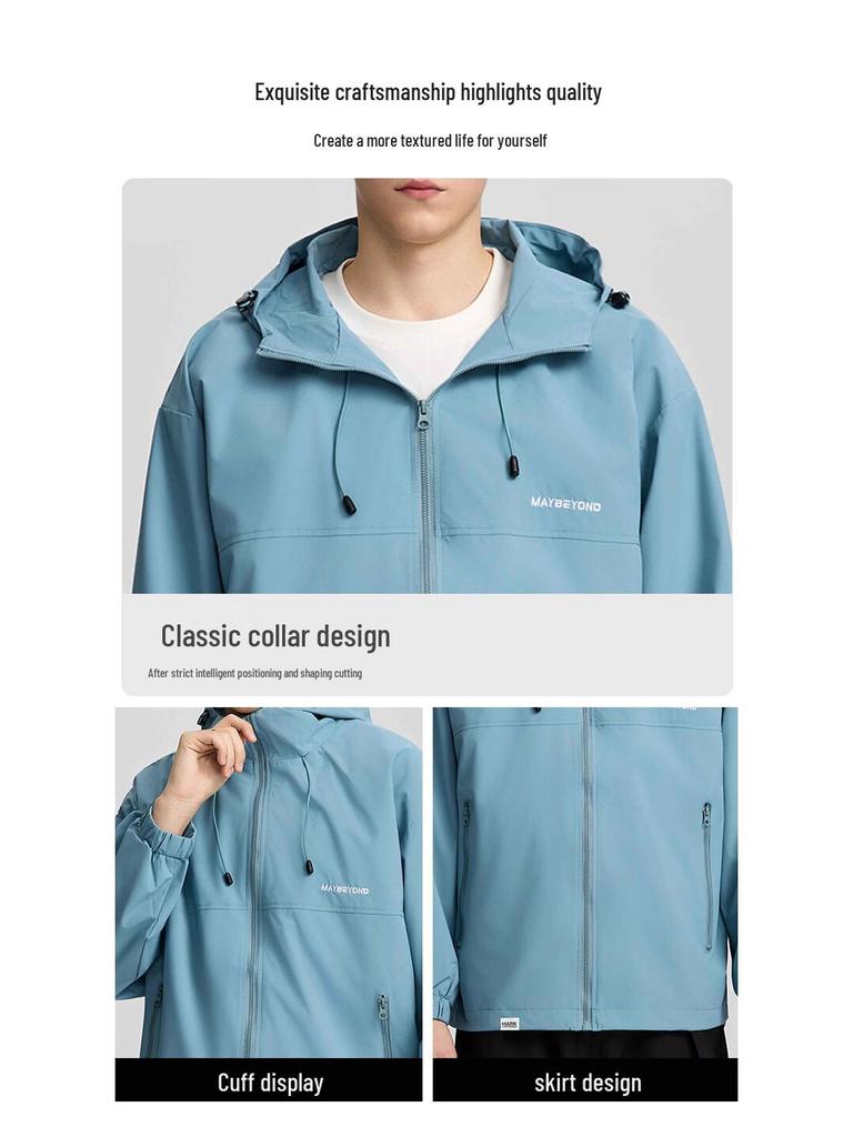 Mark Fairwhale Men's Hooded Casual Jacket