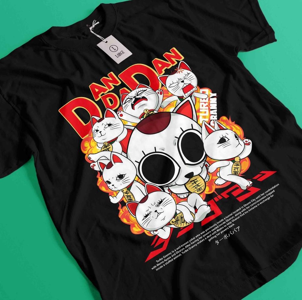 

Футболка Dan Da Dan Футболка Окарун Футболка Момо Аясэ Футболка Кен Футболка Турбо Джин Айра Сэйко S