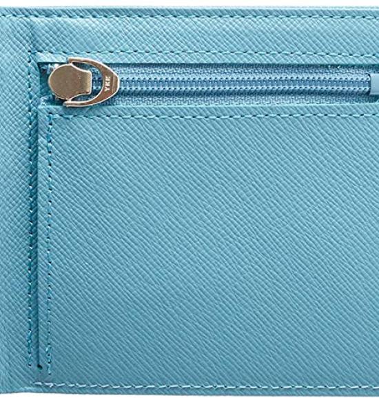 Folding Wallet FRUH Smart Cowhide Bifold Wallet Men's (Wine)