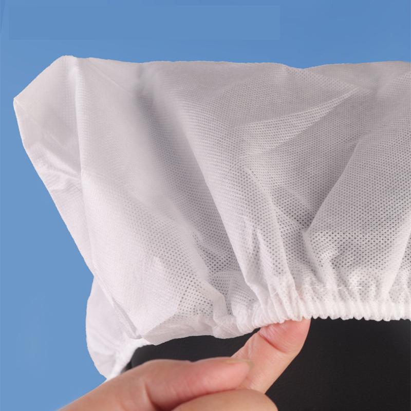 1set Disposable Non-Woven Fabric White Seat Cover Public Transport Airplane Train High-speed Train Car Interior Protect Cover