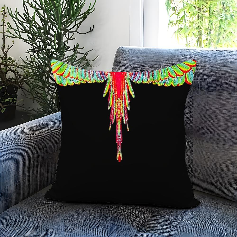 M-Marcelo B-Burlon Cushion Cover Comfortable Reversible Pillow Cover Ideal for Car Sofa Bedroom & Beyond