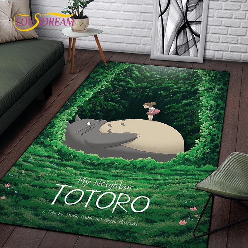 Cute Cartoon Anime Carpet for Living Room Bedroom Rug Kitchen Kids Unslip Floor Mat Birthday Gift Photography Props Tintines Rug
