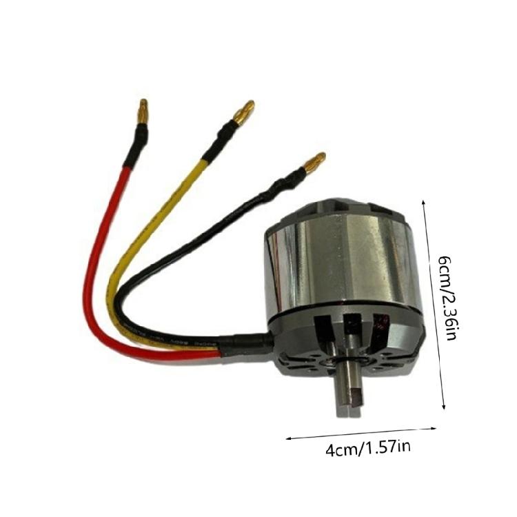 Model Hydraulic Systems Upgrades Motor, 5055 Brushless Motor External-Rotor Component with Connectors for Remote Pump Drive Builds