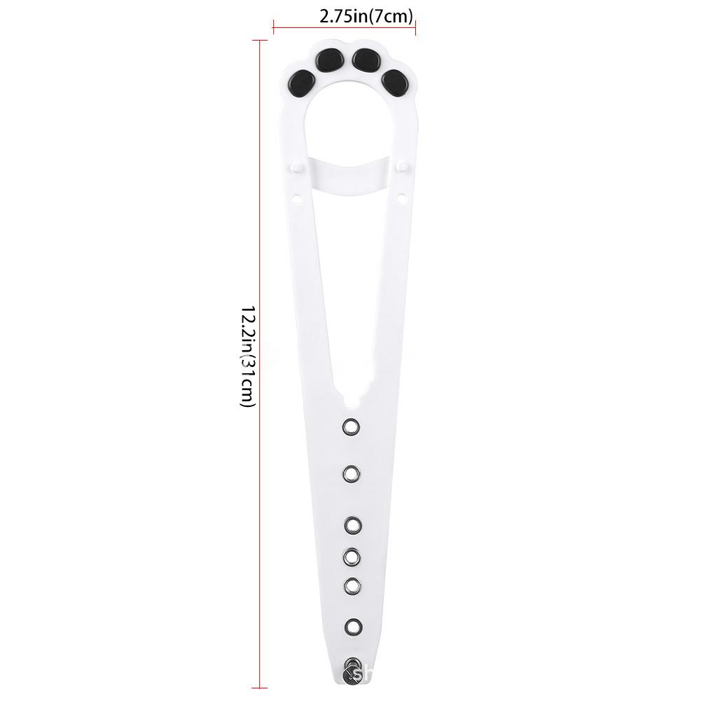Einstellbare Breite Katze Tür Halter Fisch Geformt Design Schnelle Flex Strap Tür Stopper Pet Supplies