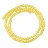 1 Strand 3/4/6/8/10mm Yellow Faceted Crystal Beads Glass Abacus Loose Beads For Jewelry Making DIY Bracelet Necklace Accessories