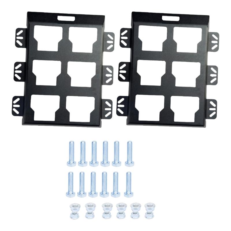 Packouts Wall Mount Metal Mounting Base Storage Toolboxes on Wall or Floor Half Width Plate for Tool Organization